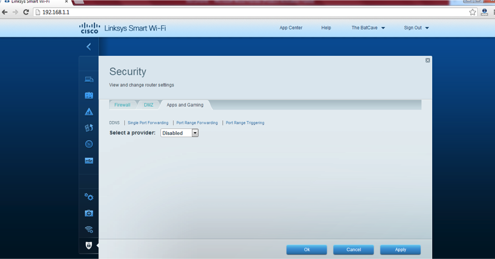 double port forwarding for security system
