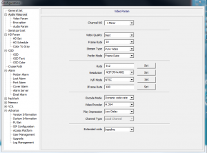 Video Parameters 2Major