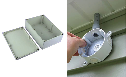 bullet camera mounting box