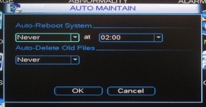 Auto Maintain.