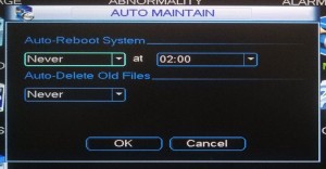 Auto Maintain.