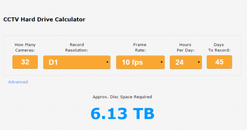 HDD Calc.