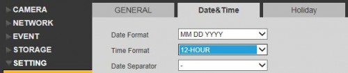 Time Format