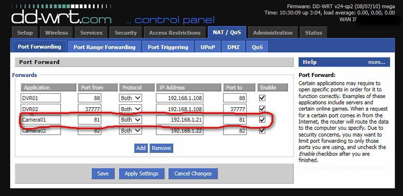 onvif camera setup