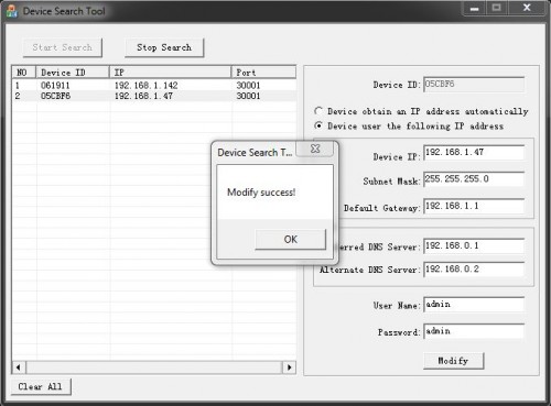 Device Search Tool