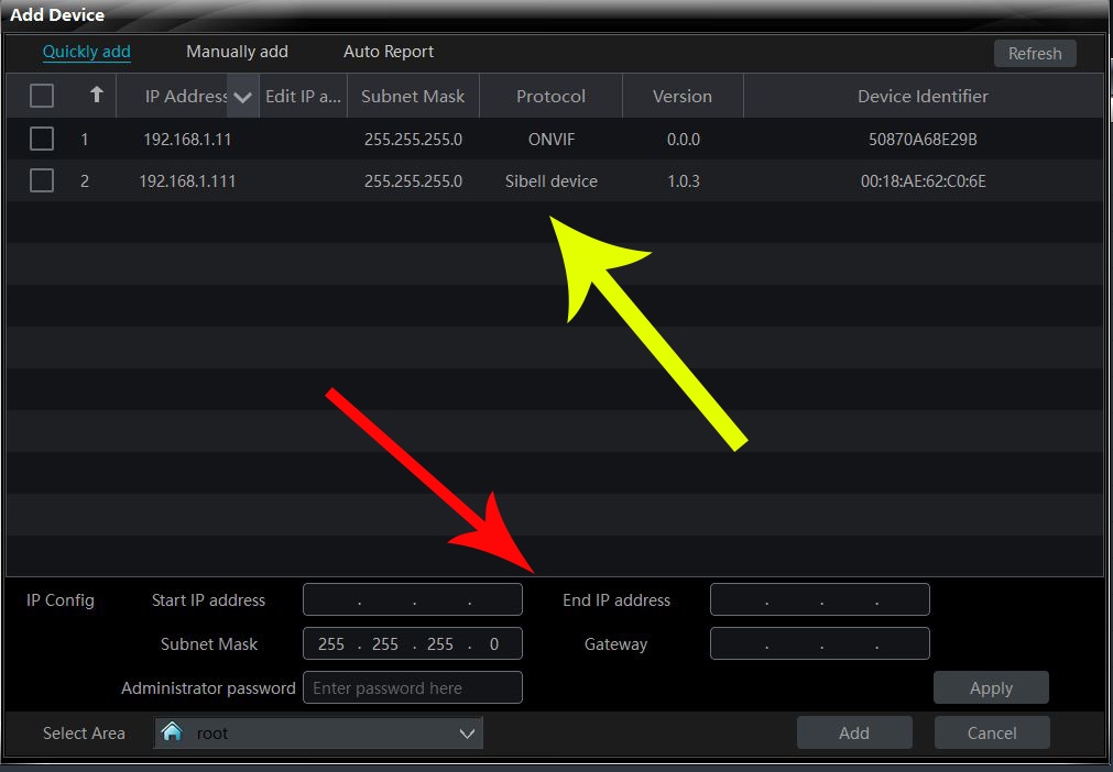 Sibell Add Device Controls