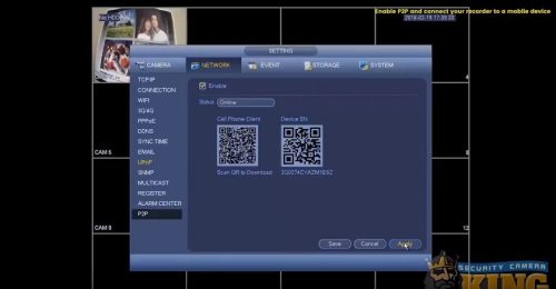 Enable P2P and Connect Your Recorder to a Mobile Device