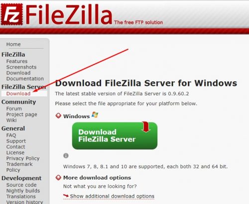 Filezilla ftp client windows 7