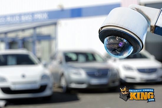 Automobile shop surveillance cameras