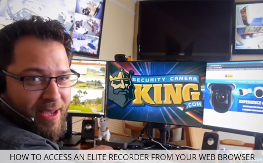 How to Access an ELITE Recorder from your Web Browser