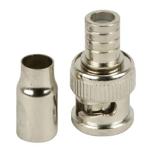 2 Piece Crimp-on BNC Connector (single)