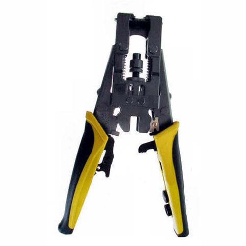 Adjustable Push and Lock Crimp Tool for F"
