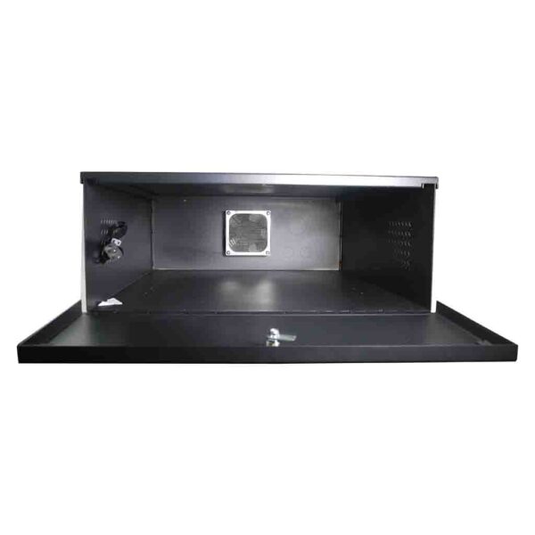 21x21x8 Large Steel Lockbox with fan designed for 1.5 and 2U DVRs & NVRs - Image 3