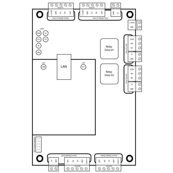 DX Series Two Door TCP/IP Web Server Controller - Image 4