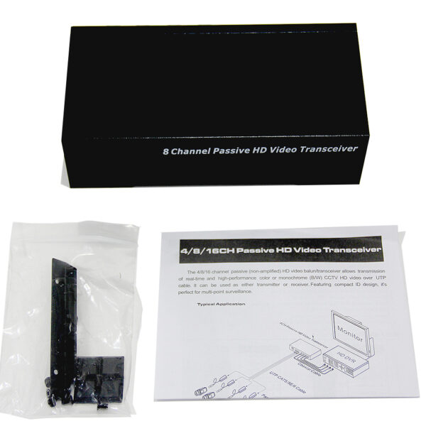 HD-CVI, HD-TVI & AHD 8 Channel Passive Video Balun - Image 4