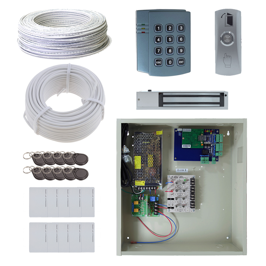1 Door DX Board Package with 12A Power and Maglocks OR Doorstrikes