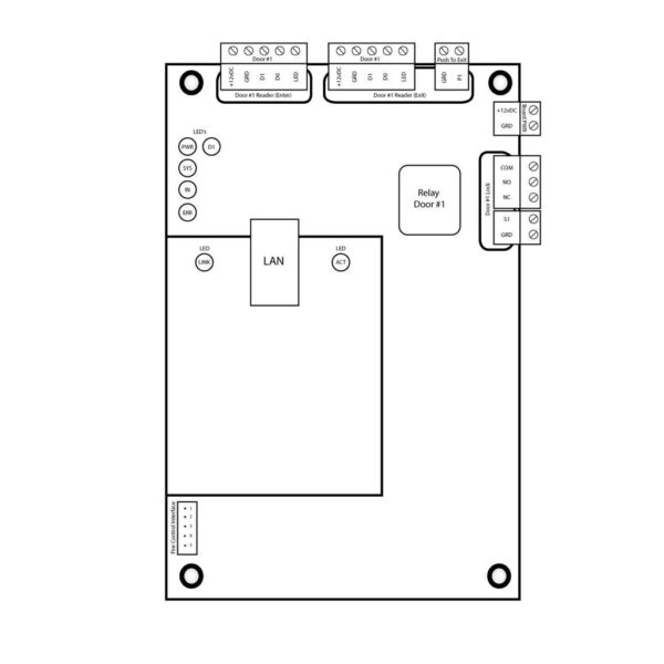 DX Series Single Door Door Access Control Package - Image 4