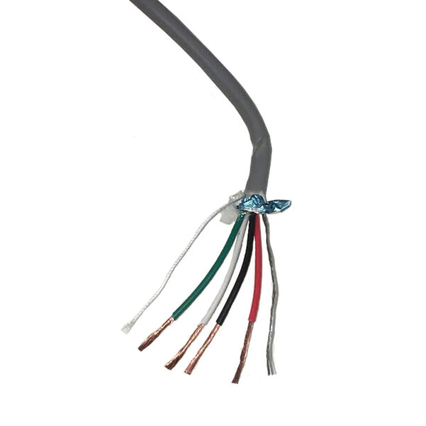500ft 18 Gauge 4 Conductor Stranded and Shielded Cable Gray - Image 3