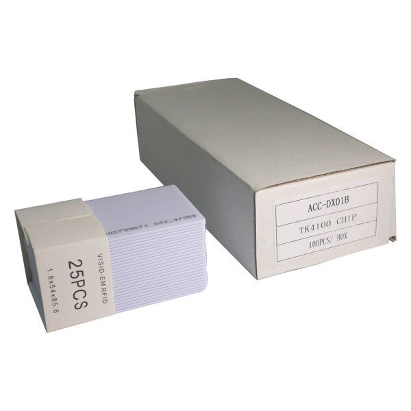 100 Card Box DX Series Clam Shell 125KHz Access Control Cards - Image 3