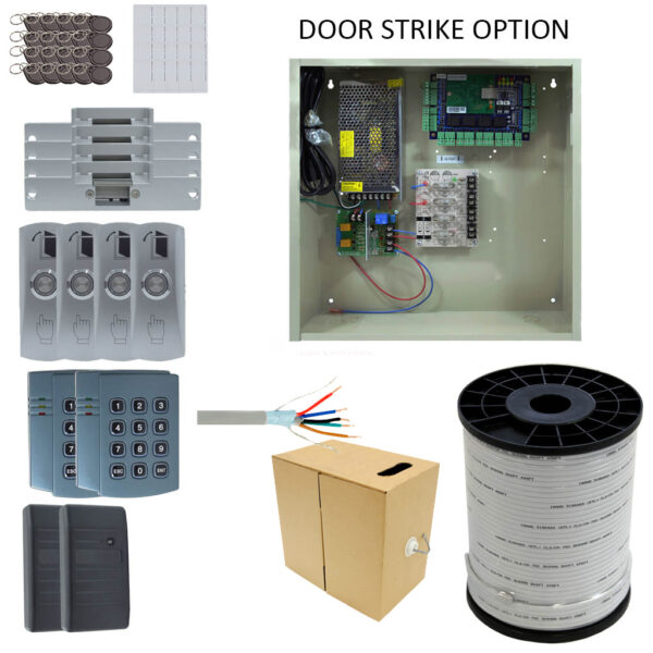 4 Door DX Board Package with 12A Power and Maglocks OR Doorstrikes - Image 3