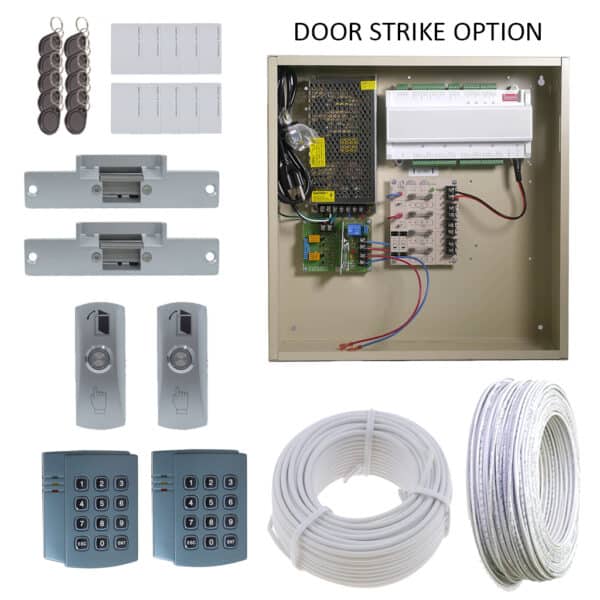 2 Door EL Board Package with 12A Power and Maglocks OR Doorstrikes - Image 3