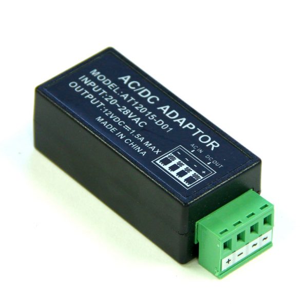 Voltage Converter 24VAC to 12VDC 1.5A