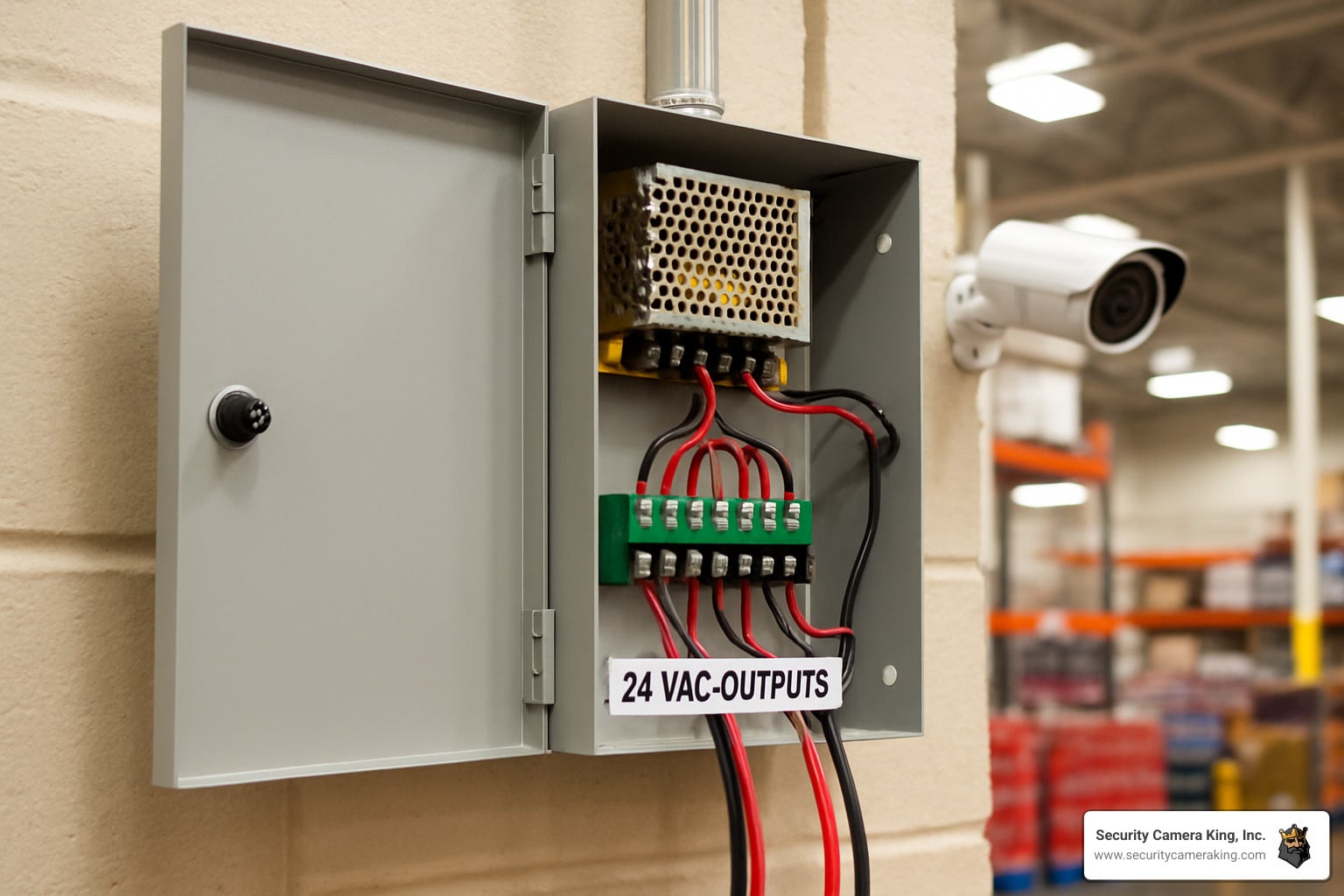 24vac power supply cctv