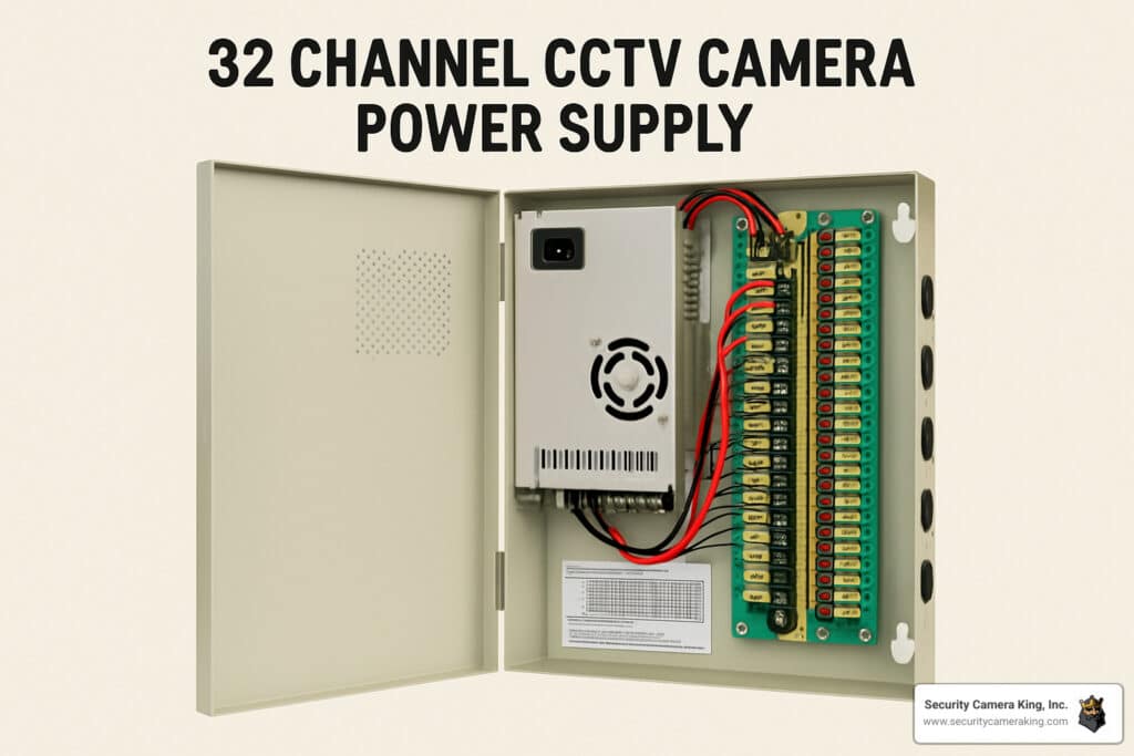 32 channel cctv camera power supply