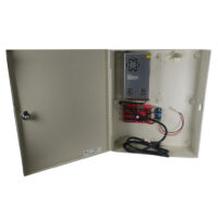 12V DC 10amp Power Supply, UL, 5 Outputs, w/Fire Alarm Interface