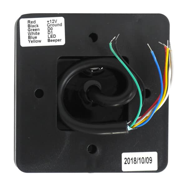 DX Series IP68 Black with Red LED Access Control Reader - Image 3