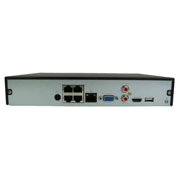 4CH Elite Series 1U 4K H.265 NVR W/ 4 Ports POE - Image 3