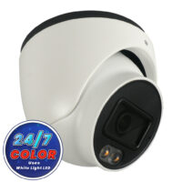 2MP HD Over Coax 24/7 Color with White LED 2.8mm Dome Security Camera