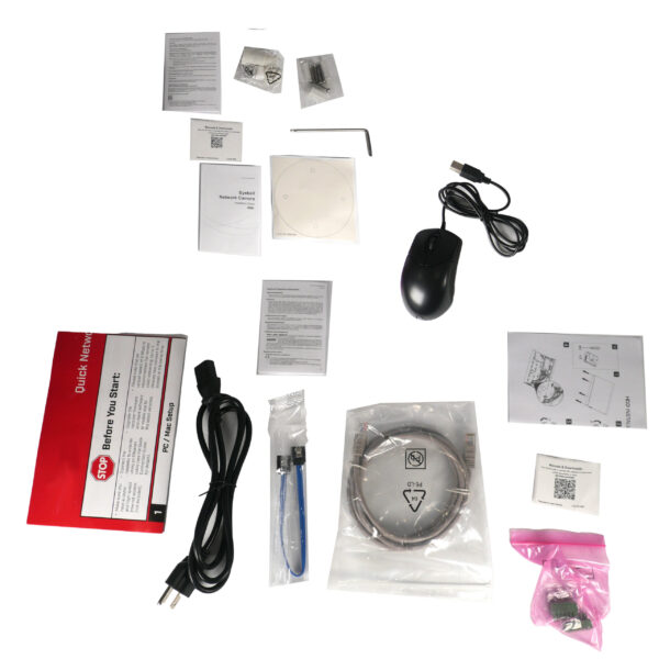 Complete Security System: 16-Channel Network Video Recorder (4TB) with 12 Eyeball Network Cameras (4MP) - Image 7