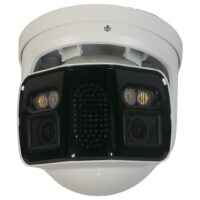 Elite 4MP IP Dual-Lens 180° View 24/7 Full-Color built-in MIC, Speaker & Siren w/EPTZ