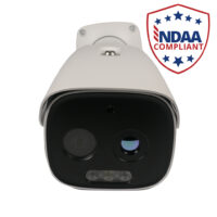 5MP Sibell IP Bullet Fixed 12.3mm/8mm Dual Lens Thermal / Optical Camera W/ Speaker and LED