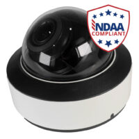 8MP Motorized IP Sibell AI Vandal Dome With Built-In Mic