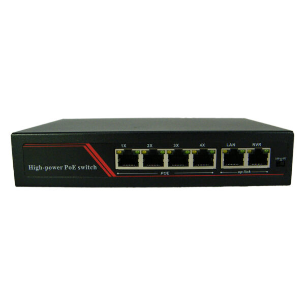 4 Port POE Plus Switch with 2 Uplink - Image 8