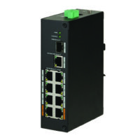 8 Port POE Switch with 1 Gigabit Uplink & 1 Fiber