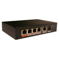 4 Port PoE Hardened Switch W/ 1Gb Uplink & 1Gb SFP