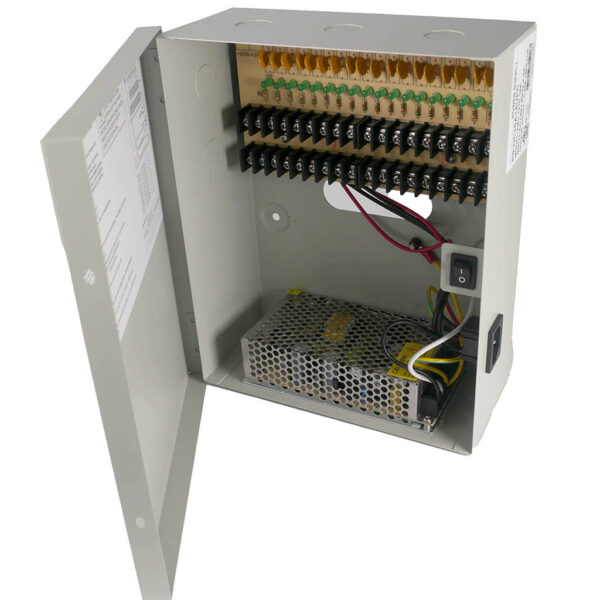 9 Channel 12V DC High Power CCTV Power Distribution Box UL Listed - Image 3
