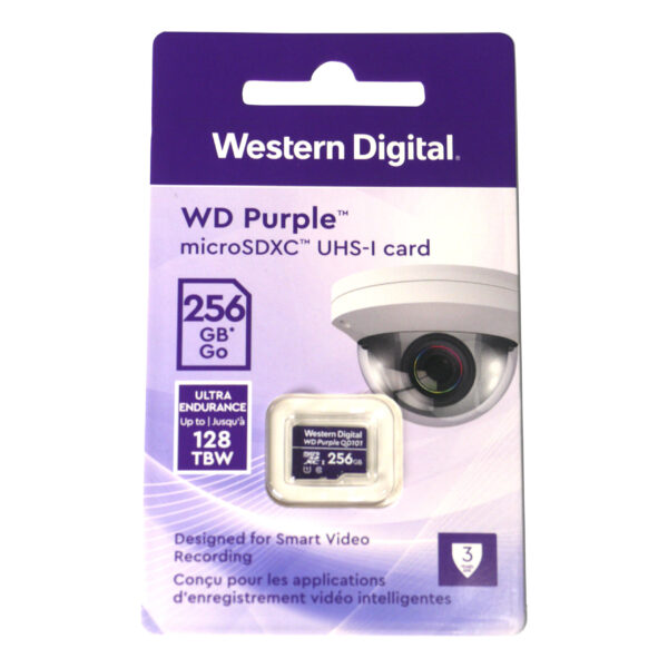 WD Purple 256GB Surveillance microSD card - Image 3
