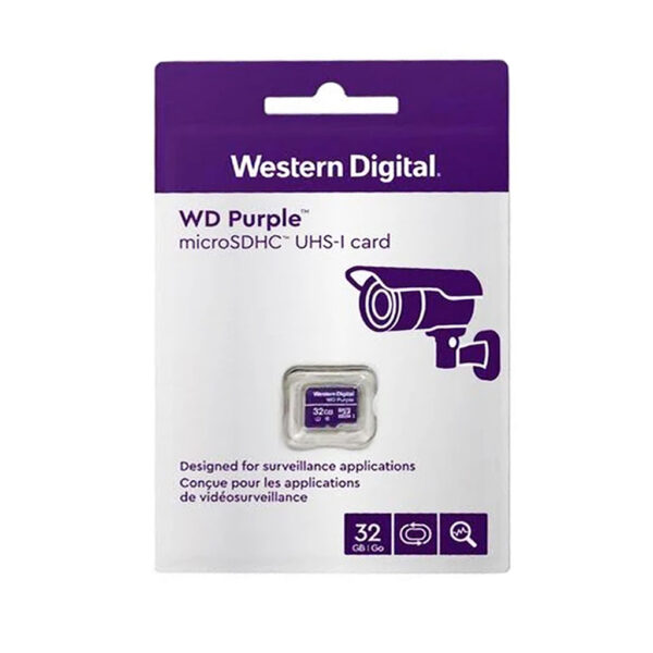 32GB WD Purple microSD card Surveillance Rated - Image 3