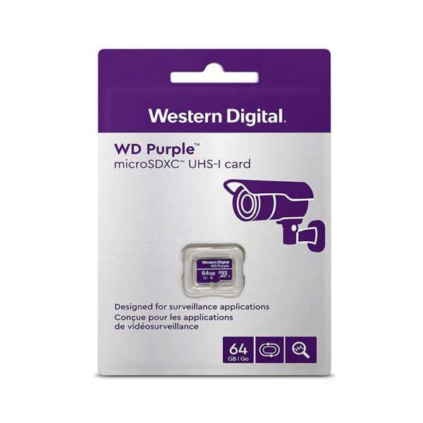 64GB WD Purple microSD card Surveillance Rated - Image 3