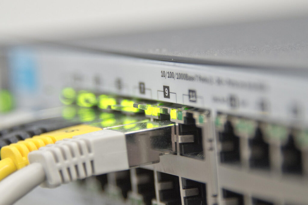 how to connect ethernet cable to security camera