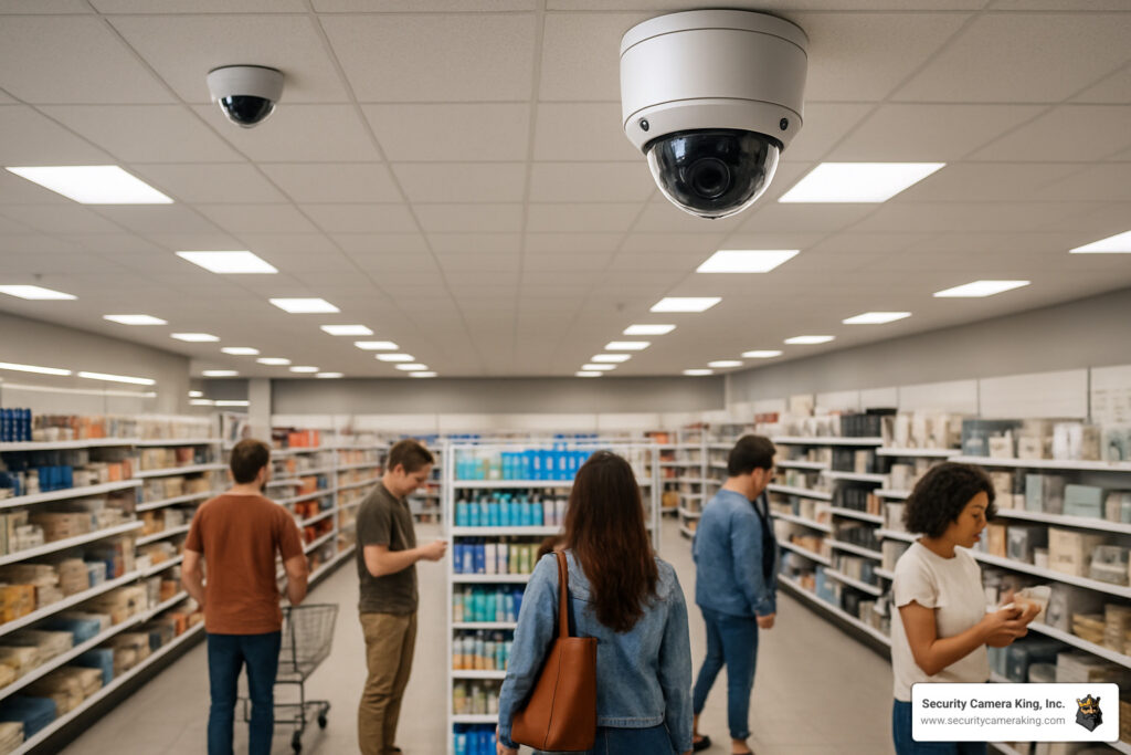 In-store security cameras