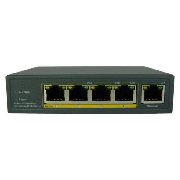 4 Port POE Plus Switch with 2 Uplink - Image 5