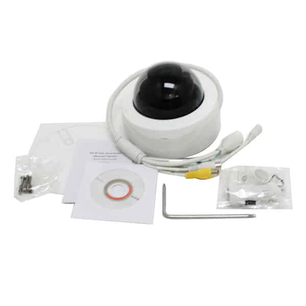 ELITE 8MP IP Motorized Lens Vandal Dome W/External Mic Audio & EPoE - Image 4