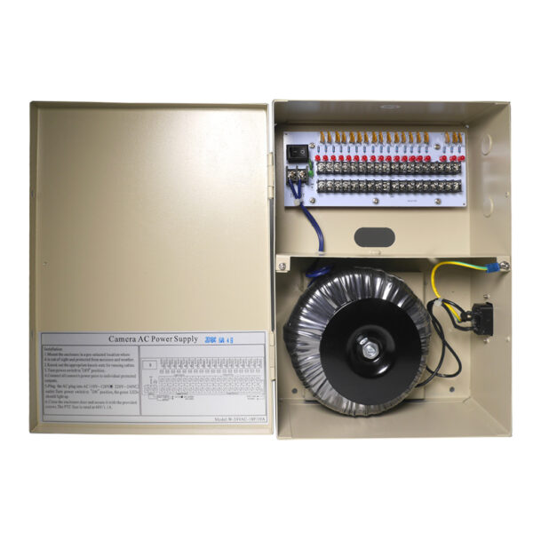 18 Channel CCTV Security Camera 24V AC Power Distribution Box - Image 3