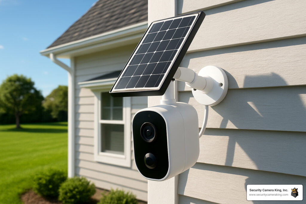 solar powered security cameras